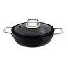 Jumbo Dublin Black İndüksiyon Tabanlı Basık Tencere 26 cm