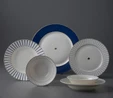 Jumbo Navy 24 Parça 6 Kişilik Yemek Takımı Blue