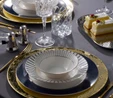 Jumbo Navy 24 Parça 6 Kişilik Yemek Takımı Blue