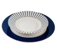 Jumbo Navy 24 Parça 6 Kişilik Yemek Takımı Blue