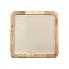 Jumbo Creme Ahşap Tepsi Kare 25x25 cm