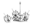Jumbo Alula Standlı 3'lü Baharat Seti 16,5x16,5x18,5 cm