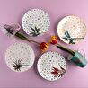 Jumbo Botanico 4'lü Pasta Tabağı 20 cm