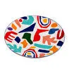 Jumbo Amorphe 4'lü Pasta Tabağı 20 cm