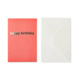 Flying Tiger Copenhagen Pembe Happy Birthday Kart