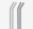 Flying Tiger Copenhagen 4'lü Beyaz Cam Pipet Seti 23 cm