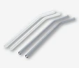 Flying Tiger Copenhagen 4'lü Beyaz Cam Pipet Seti 23 cm