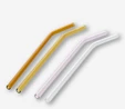 Flying Tiger Copenhagen 4'lü Çok Renkli Cam Pipet Seti 23 cm