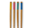 Flying Tiger Copenhagen 4'lü Çok Renkli Bambu Chopstick Seti