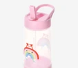 Flying Tiger Copenhagen Gökkuşağı Desenli Pembe Matara 420 ml