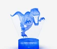 Flying Tiger Copenhagen 3D Dinazor Renk Değiştiren Lambası