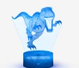 Flying Tiger Copenhagen 3D Dinazor Renk Değiştiren Lambası