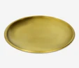 Flying Tiger Copenhagen Gold Oval Dekoratif Tabak 10 cm