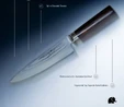Jumbo Miyaki Damascus Çelik Bıçak 18 cm