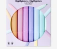 Flying Tiger Copenhagen 8'li Pastel Renkli Çift Taraflı Fosforlu Kalem Seti