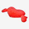 Flying Tiger Copenhagen Kırmızı Peluş Kalp Şekilli Yastık 20 cm x 40 cm