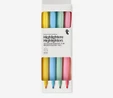 Flying Tiger Copenhagen 4'lü İnce Pastel Fosforlu Kalem Seti
