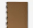 Flying Tiger Copenhagen Kraft Kapaklı Bölmeli Defter A4