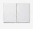 Flying Tiger Copenhagen Spiralli Kareli Kraft Kapaklı Defter A4
