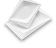 Jumbo Fold Platin 58 Parça 12 Kişilik Kare Yemek Takımı