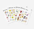Flying Tiger Copenhagen Paskalya Temalı Dokulu Sticker Seti