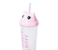 Flying Tiger Copenhagen Pipetli Kedi Detaylı Pembe Bardak
