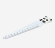 Flying Tiger Copenhagen Panda Detaylı Beyaz Cetvel 12 cm