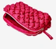 Flying Tiger Copenhagen Koyu Pembe Kapitone Makyaj Çantası 20 cm x 13,5 cm