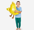 Flying Tiger Copenhagen Sarı Civciv Şeklinde Parlak Balon 81 cm