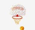 Flying Tiger Copenhagen Kırmızı Basketbol Potası Seti