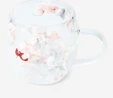 Flying Tiger Copenhagen Kurutulmuş Çiçek Detaylı Çift Cidarlı Cam Kupa 230 ml