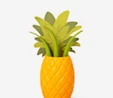 Flying Tiger Copenhagen Sarı Ananas Şeklinde Tükenmez Kalem Seti