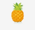 Flying Tiger Copenhagen Turuncu Ananas Şeklinde Kalemlik