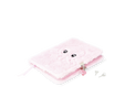 Flying Tiger Copenhagen Kilitli Ahtapot Desenli Pembe Peluş Defter A5