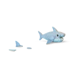 Flying Tiger Copenhagen Kendin Yap 3D Köpek Balığı Kiti