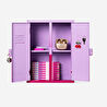 Flying Tiger Copenhagen Çift Kapılı Pembe Dekoratif Kilitli Dolap