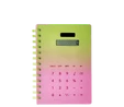 Flying Tiger Copenhagen Hesap Makineli Spiralli Pembe Defter