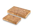 Jumbo Rustik Natural Kesme Tahtası 50x30 cm