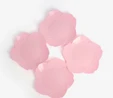 Flying Tiger Copenhagen 4'lü Pembe Çiçek Şeklinde Plastik Tabak