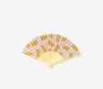 Flying Tiger Copenhagen Ananas Desenli Pembe Bambu Yelpaze
