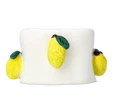 Flying Tiger Copenhagen Sarı Limon Detaylı Seramik Tealight Mumluk