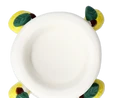 Flying Tiger Copenhagen Sarı Limon Detaylı Seramik Tealight Mumluk