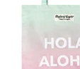Flying Tiger Copenhagen Pembe Yeşil Yazlık Bez Çanta