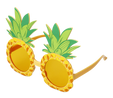 Flying Tiger Copenhagen Sarı Ananas Şeklinde Parti Gözlüğü