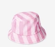 Flying Tiger Copenhagen Pembe Çizgili Bucket Şapka