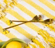 Flying Tiger Copenhagen 2'li Limon Detaylı Gold Tatlı Kaşığı