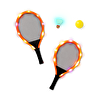 Flying Tiger Copenhagen LED Işıklı Badminton Seti