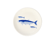 Flying Tiger Copenhagen Balık Desenli Beyaz Küçük Tabak
