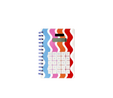 Flying Tiger Copenhagen Hesap Makinesi Detaylı Çizgili Spiralli Defter
