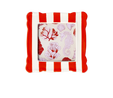 Flying Tiger Copenhagen Beyaz Turuncu Çizgili Seramik Çerçeve 10 cm x 15 cm